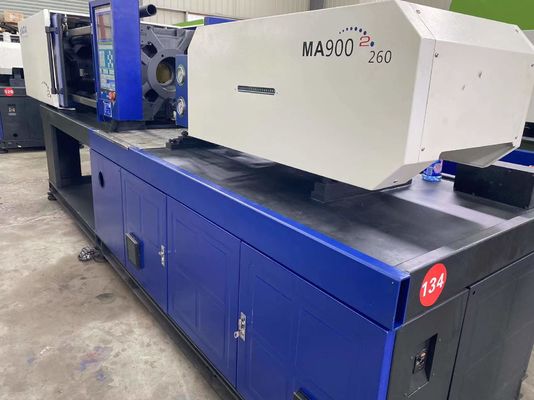 Second Hand 90 Ton Haitian Injection Moulding Machine Two Plate Locking For Plastic